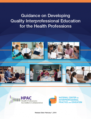 Guidance on Developing Quality Interprofessional Healthcare Professions